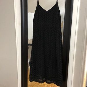 Black shell dress